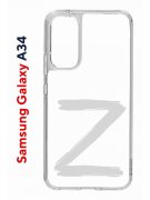 Чехол-накладка Samsung Galaxy A34 5G (637294) Kruche PRINT Zet