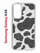 Чехол-накладка Samsung Galaxy A34 5G (637294) Kruche PRINT Доброта