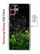 Чехол-накладка Samsung Galaxy S22 Ultra Kruche Magnet Print Garage