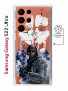 Чехол-накладка Samsung Galaxy S22 Ultra Kruche Magnet Print Call of Duty