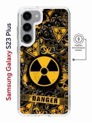 Чехол-накладка Samsung Galaxy S23 Plus Kruche Magnet Print Danger