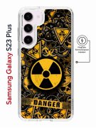 Чехол-накладка Samsung Galaxy S23 Plus Kruche Magnet Print Danger
