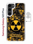 Чехол-накладка Samsung Galaxy S23 Plus Kruche Magnet Print Danger