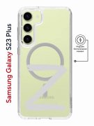 Чехол-накладка Samsung Galaxy S23 Plus Kruche Magnet Print Zet