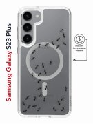 Чехол-накладка Samsung Galaxy S23 Plus Kruche Magnet Print Муравьи