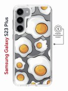 Чехол-накладка Samsung Galaxy S23 Plus Kruche Magnet Print Глазунья