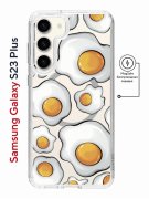 Чехол-накладка Samsung Galaxy S23 Plus Kruche Magnet Print Глазунья