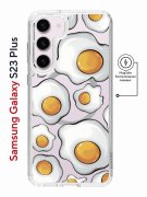 Чехол-накладка Samsung Galaxy S23 Plus Kruche Magnet Print Глазунья