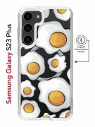 Чехол-накладка Samsung Galaxy S23 Plus Kruche Magnet Print Глазунья