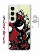 Чехол-накладка Samsung Galaxy S23 (634253) Kruche PRINT Spider-Man-Venom