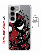 Чехол-накладка Samsung Galaxy S23 (634253) Kruche PRINT Spider-Man-Venom