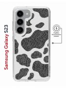 Чехол-накладка Samsung Galaxy S23 (634253) Kruche PRINT Доброта