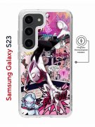 Чехол-накладка Samsung Galaxy S23 (634253) Kruche PRINT Гвен Человек-Паук