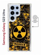 Чехол-накладка Samsung Galaxy S23 Ultra Kruche Print Danger