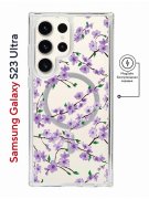 Чехол-накладка Samsung Galaxy S23 Ultra Kruche Magnet Print Сакура