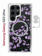 Чехол-накладка Samsung Galaxy S23 Ultra Kruche Magnet Print Сакура