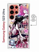 Чехол-накладка Samsung Galaxy S23 Ultra Kruche Magnet Print Гвен Человек-Паук