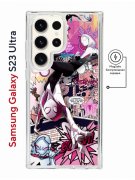 Чехол-накладка Samsung Galaxy S23 Ultra Kruche Magnet Print Гвен Человек-Паук