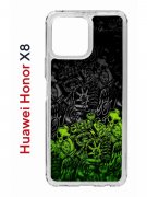 Чехол-накладка Huawei Honor X8 (638517) Kruche PRINT Garage
