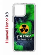 Чехол-накладка Huawei Honor X8 (638517) Kruche PRINT Toxic