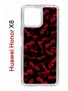 Чехол-накладка Huawei Honor X8 (638517) Kruche PRINT Angry