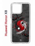 Чехол-накладка Huawei Honor X8 (638517) Kruche PRINT Гармония