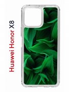 Чехол-накладка Huawei Honor X8 (638517) Kruche PRINT Grass