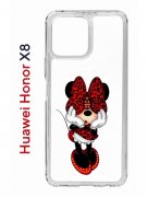 Чехол-накладка Huawei Honor X8 (638517) Kruche PRINT Минни