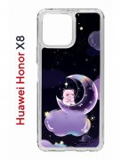 Чехол-накладка Huawei Honor X8 (638517) Kruche PRINT Сон медвежонка