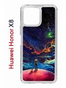 Чехол-накладка Huawei Honor X8 (638517) Kruche PRINT Маленький принц