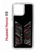 Чехол-накладка Huawei Honor X8 (638517) Kruche PRINT BTS