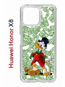 Чехол-накладка Huawei Honor X8 (638517) Kruche PRINT MacMoney