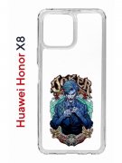 Чехол-накладка Huawei Honor X8 (638517) Kruche PRINT Джокер
