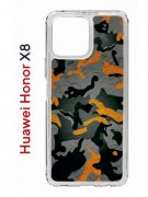 Чехол-накладка Huawei Honor X8 (638517) Kruche PRINT Камуфляж