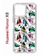 Чехол-накладка Huawei Honor X8 (638517) Kruche PRINT Кроссы Nike Air Max