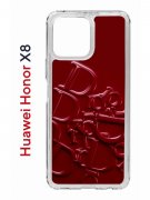 Чехол-накладка Huawei Honor X8 (638517) Kruche PRINT Dior
