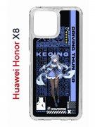 Чехол-накладка Huawei Honor X8 (638517) Kruche PRINT Genshin Keqinq