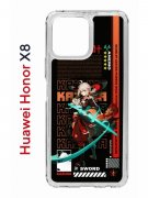 Чехол-накладка Huawei Honor X8 (638517) Kruche PRINT Казуха Геншин