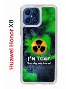 Чехол-накладка Huawei Honor X8 (638517) Kruche PRINT Toxic