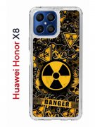 Чехол-накладка Huawei Honor X8 (638517) Kruche PRINT Danger