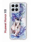 Чехол-накладка Huawei Honor X8 (638517) Kruche PRINT Грация