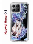 Чехол-накладка Huawei Honor X8 (638517) Kruche PRINT Грация