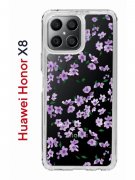 Чехол-накладка Huawei Honor X8 (638517) Kruche PRINT Сакура