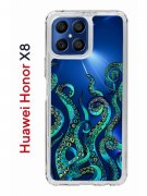 Чехол-накладка Huawei Honor X8 (638517) Kruche PRINT Щупальца