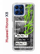 Чехол-накладка Huawei Honor X8 (638517) Kruche PRINT Money Easy