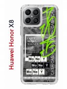 Чехол-накладка Huawei Honor X8 (638517) Kruche PRINT Money Easy