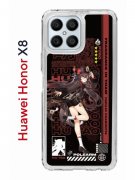 Чехол-накладка Huawei Honor X8 (638517) Kruche PRINT Hu Tao Genshin