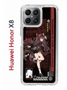 Чехол-накладка Huawei Honor X8 (638517) Kruche PRINT Hu Tao Genshin