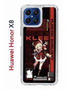 Чехол-накладка Huawei Honor X8 Kruche Print Klee Genshin
