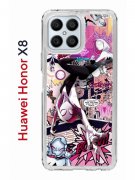 Чехол-накладка Huawei Honor X8 Kruche Print Гвен Человек-Паук